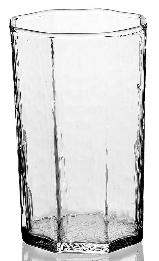 Facets Clear Flat Juice Glass by Libbey Glass Company-1