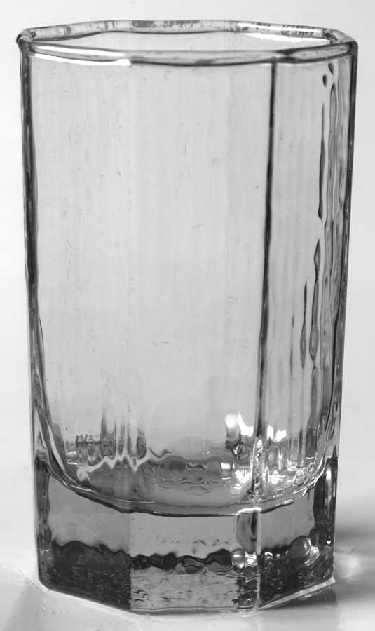 Facets Clear Flat Juice Glass by Libbey Glass Company-1