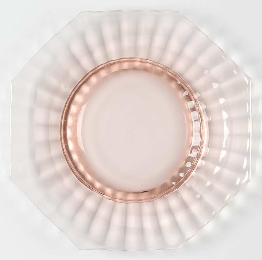 Octagon Bamboo Optic Pink Salad Plate by Liberty Works-1