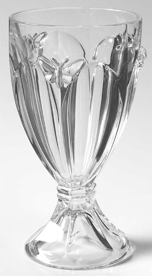 Butterfly Meadow Water Goblet by Lenox-1