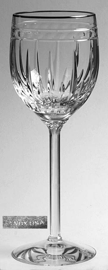 Vintage Jewel Platinum Water Goblet by Lenox-1