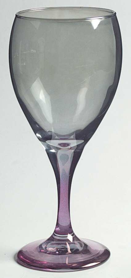 Lustre Green Violet Water Goblet by Libbey Glass Company-1