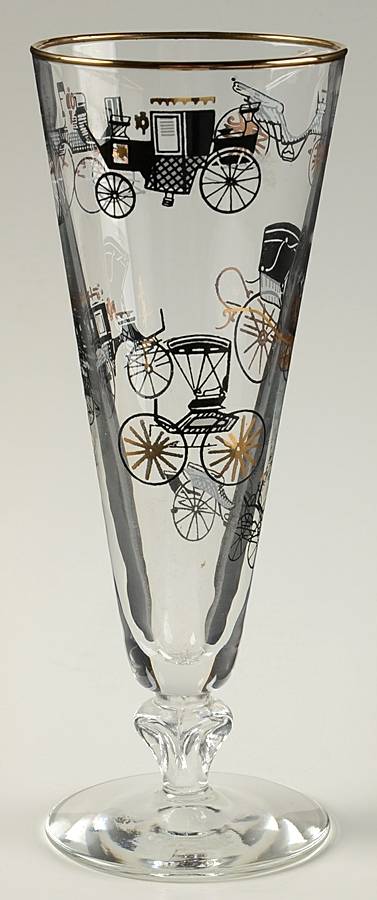 Curio Pilsner Glass by Libbey Glass Company-1