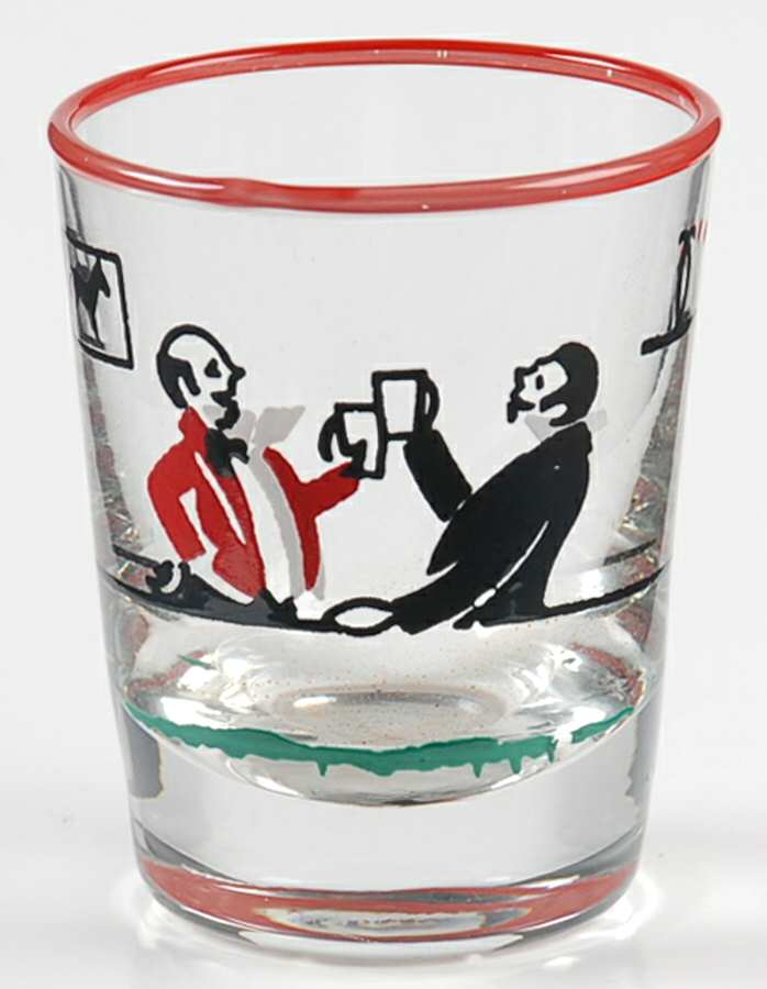 Pickwick Shot Glass by Libbey Glass Company-1
