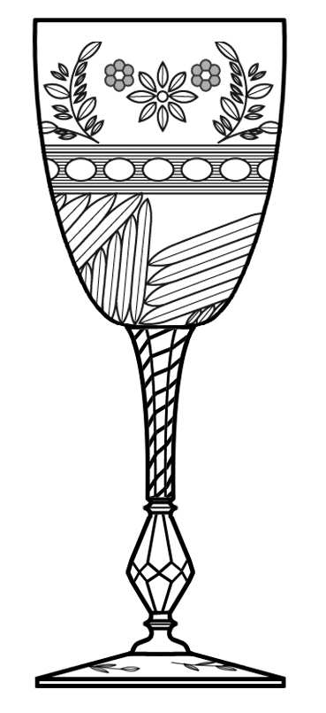 1017-3 Water Goblet by Rock Sharpe-1