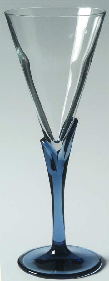Florian Bleu Fluted Champagne by Luigi Bormioli-1