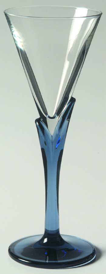 Florian Bleu Cordial Glass by Luigi Bormioli-1