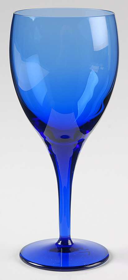 Michelangelo Blue Water Goblet by Luigi Bormioli-1
