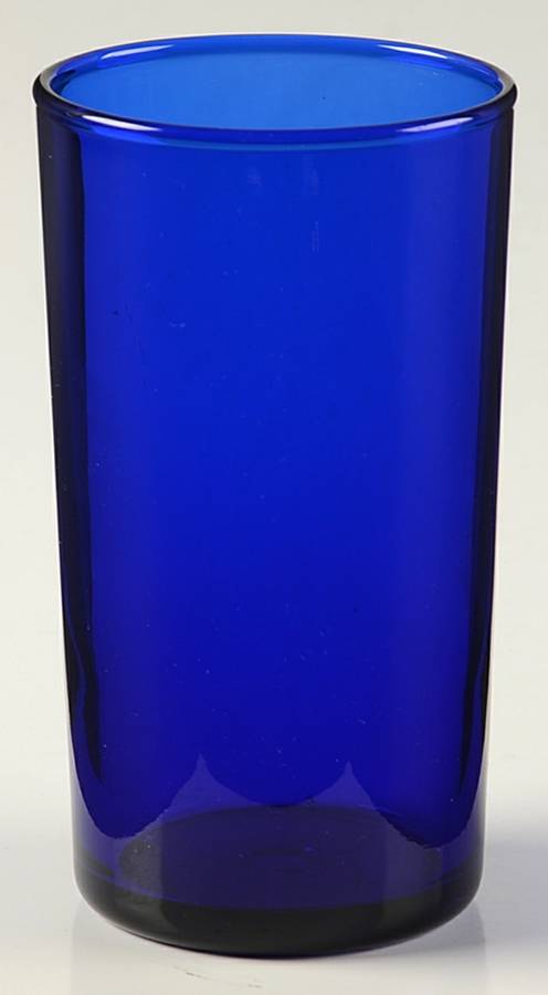 Metropolitan Cobalt 7 Oz Flat Tumbler by Libbey Glass Company-1