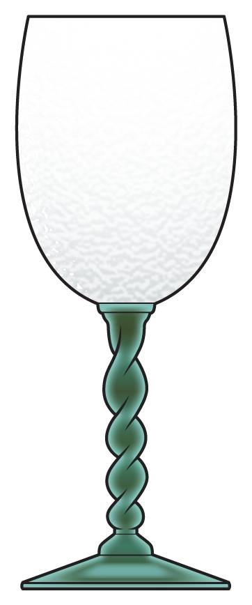 Palma Green Water Goblet by Laure Japy-1