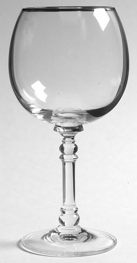 Bedford Platinum Water Goblet by Ralph Lauren Crystal-1