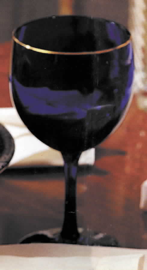 Chairman Gold Water Goblet by Ralph Lauren Crystal-1