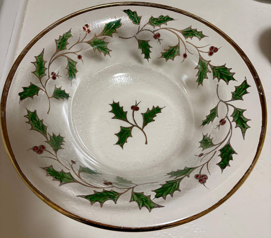 Holiday (No Plaid Ribbon) 11" Round Bowl by Lenox-1