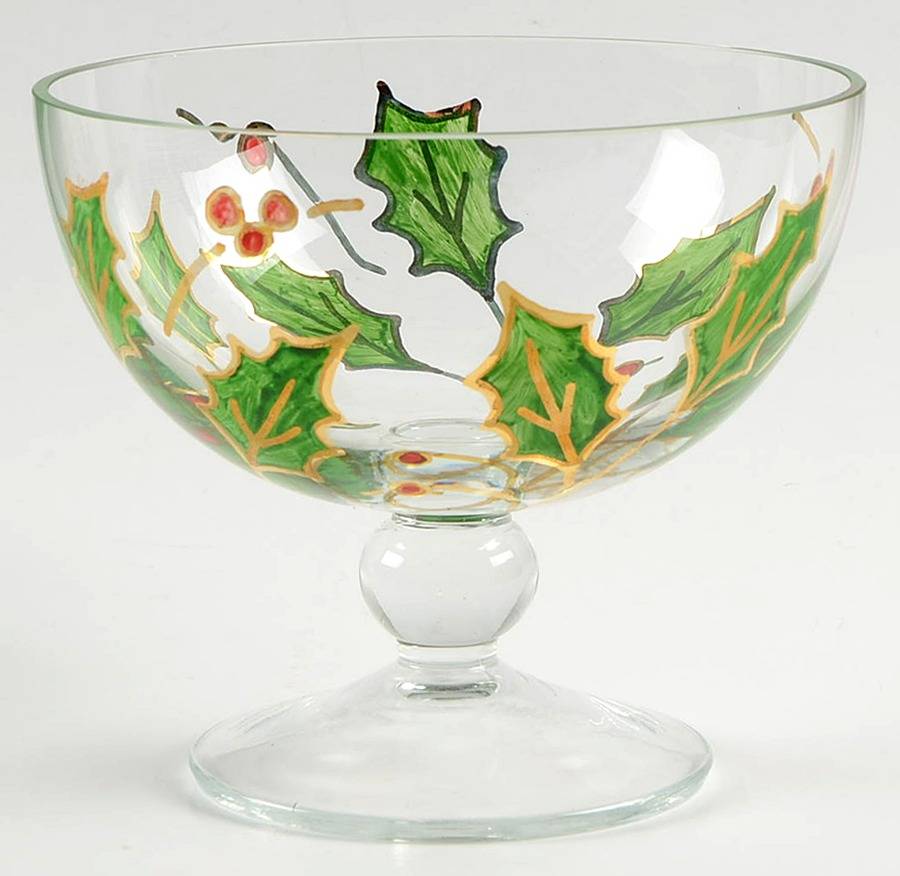 Holiday (No Plaid Ribbon) Footed Dessert by Lenox-1