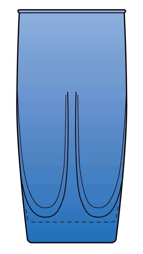Imperial Blue (Misty) Highball Glass by Libbey Glass Company-1