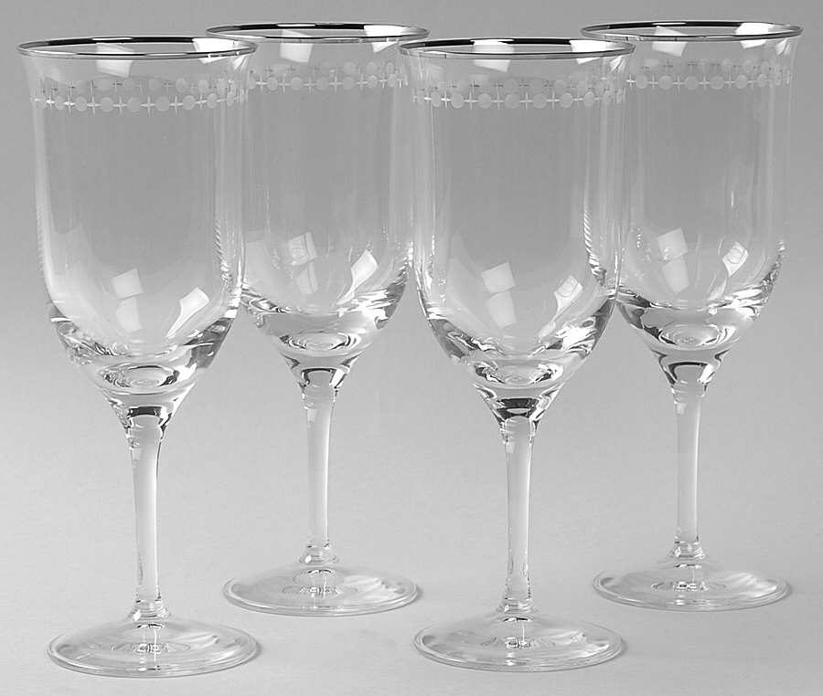 Pearl Platinum Iced Tea - Set of 4 by Lenox-1