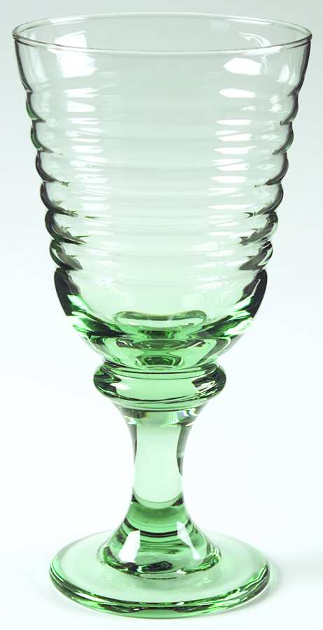 Sirrus Green (Spanish Green) Water Goblet by Libbey Glass Company-1