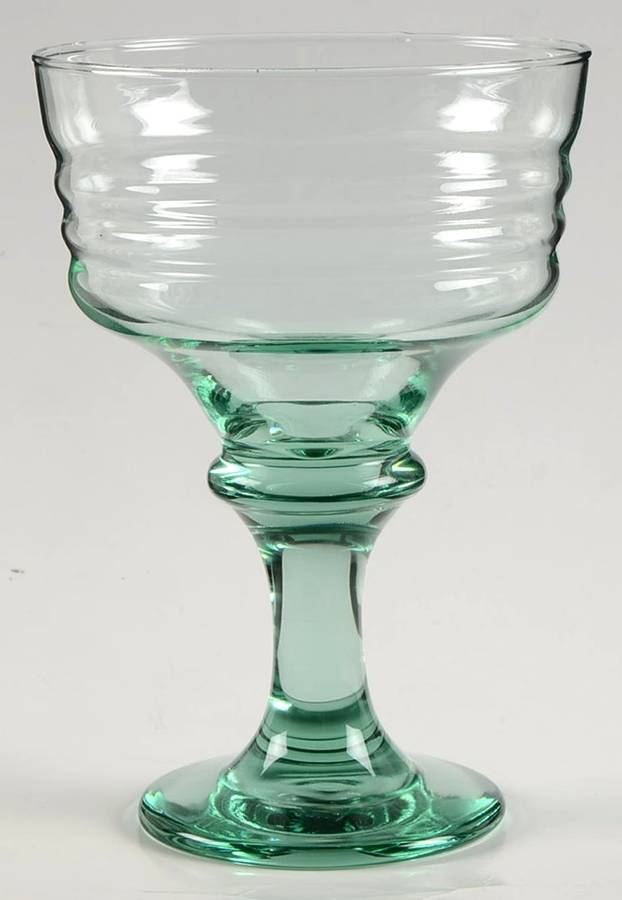 Sirrus Green (Spanish Green) Champagne/Tall Sherbet by Libbey Glass Company-1