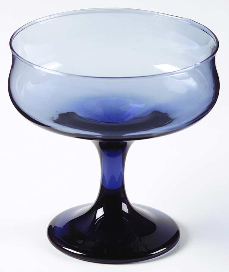 Connoisseur Blue Champagne/Tall Sherbet by Libbey Glass Company-1