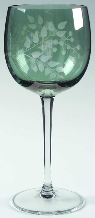 Williamsburg Boxwood and Pine Green Balloon Wine by Lenox-1