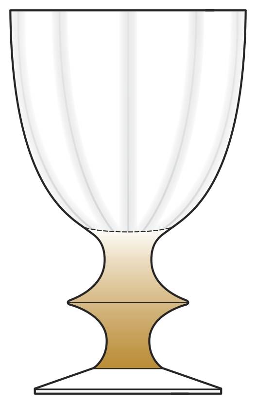 Christine Yellow Water Goblet by Laure Japy-1