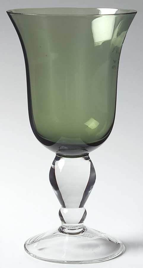 Colore Verde (Green) Water Goblet by Lenox-1