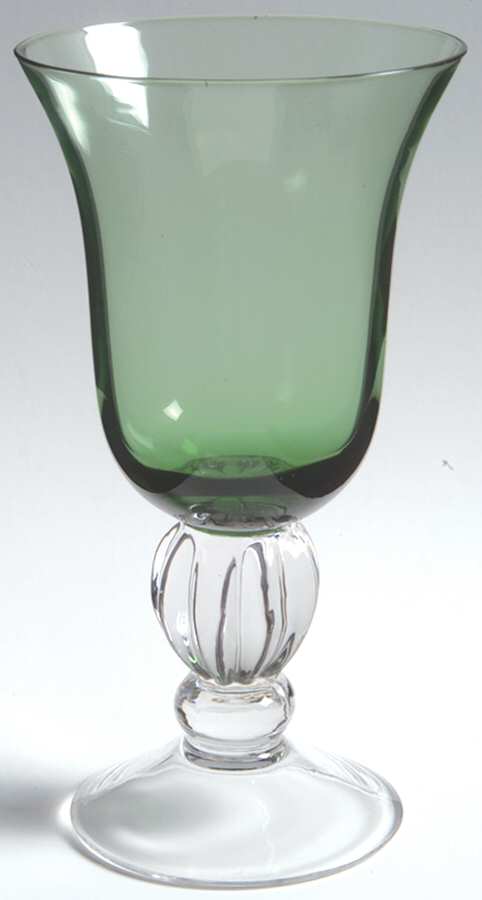 Colore Verde (Green) Water Goblet by Lenox-1