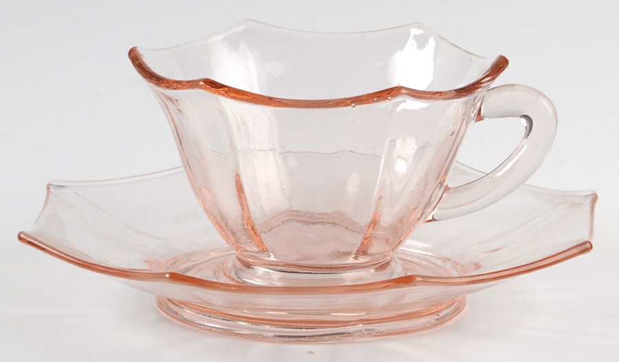 Egg Harbor Pink Cup & Saucer Set by Liberty Works-1