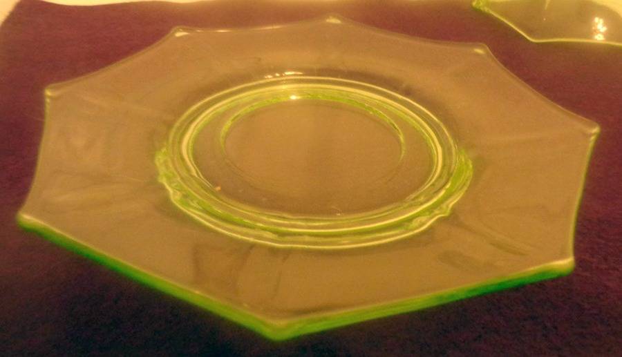 Egg Harbor Green Bread & Butter Plate by Liberty Works-1