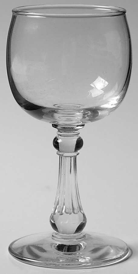 Columbian Clear Rhine Wine by Libbey Glass Company-1