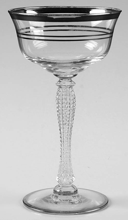 Vesta Platinum (Non Optic) Liquor Cocktail by Libbey Glass Company-1