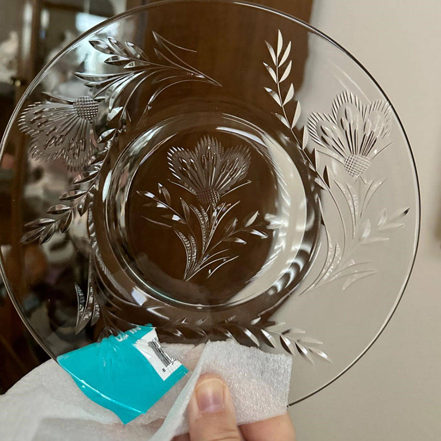 Thistle Luncheon Plate by La Flo-1