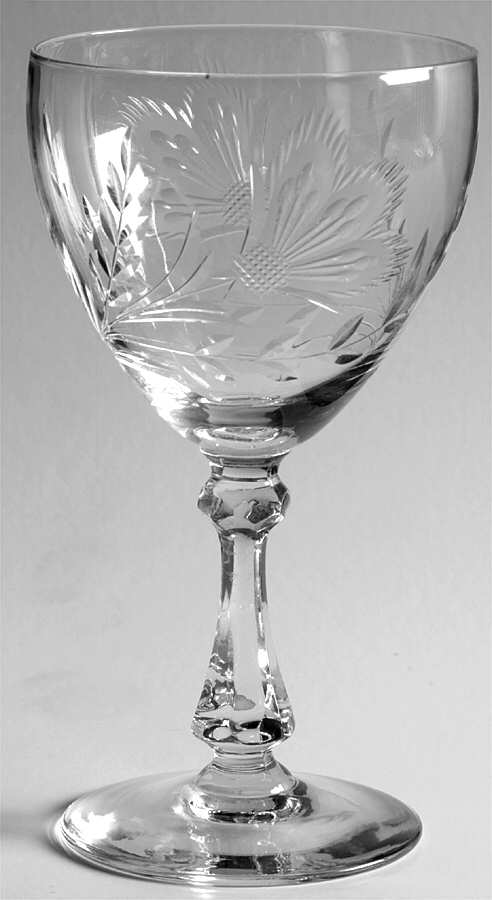 Thistle Water Goblet by La Flo-1