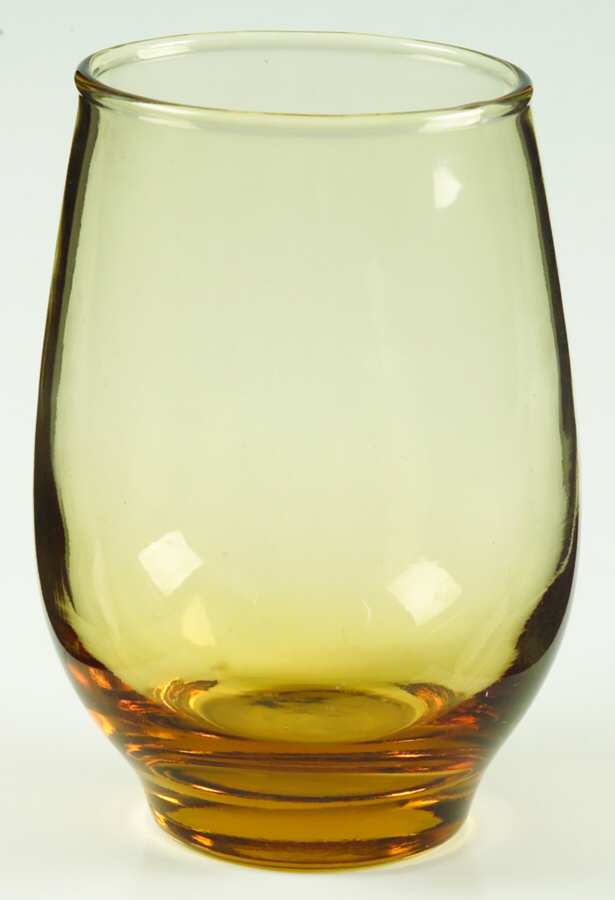 Tempo Amber 10 Oz Flat Tumbler by Libbey Glass Company-1