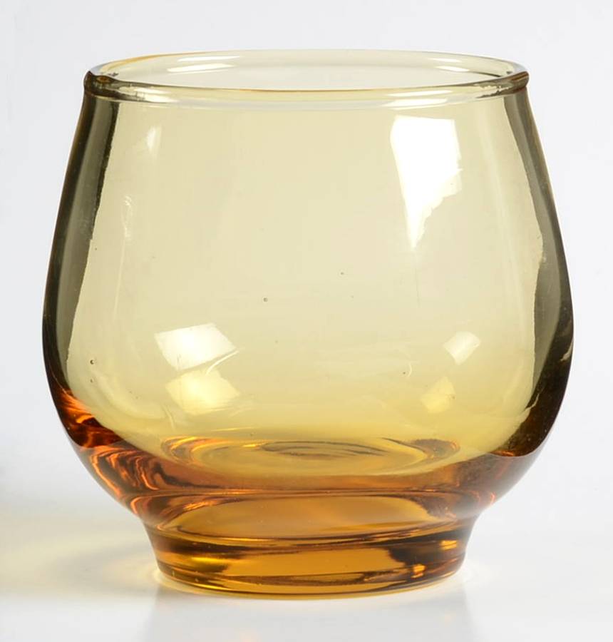 Tempo Amber Old Fashioned by Libbey Glass Company-1