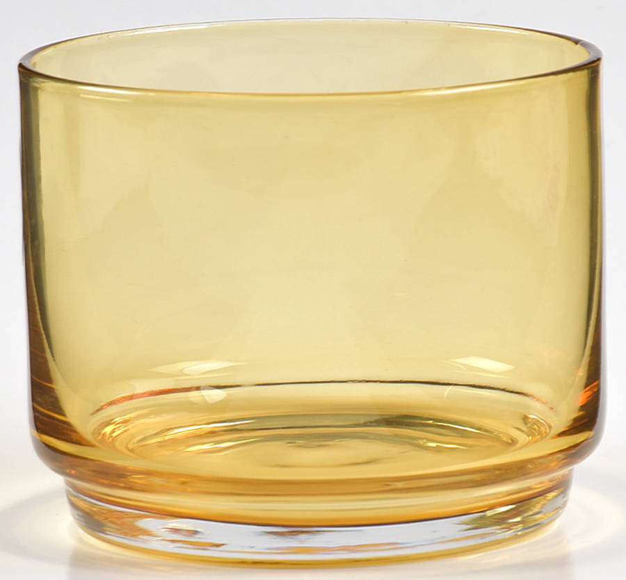 Tuscany Classics 9 Oz Amber Stackable Tumbler by Lenox-1