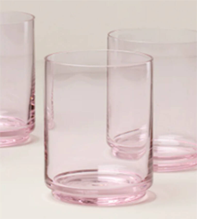 Tuscany Classics 9 Oz Blush Pink Stackable Tumbler by Lenox-1