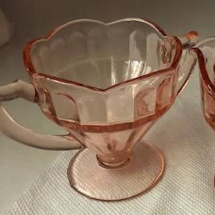 Bamboo Optic Scalloped Pink Open Sugar by Liberty Works-1