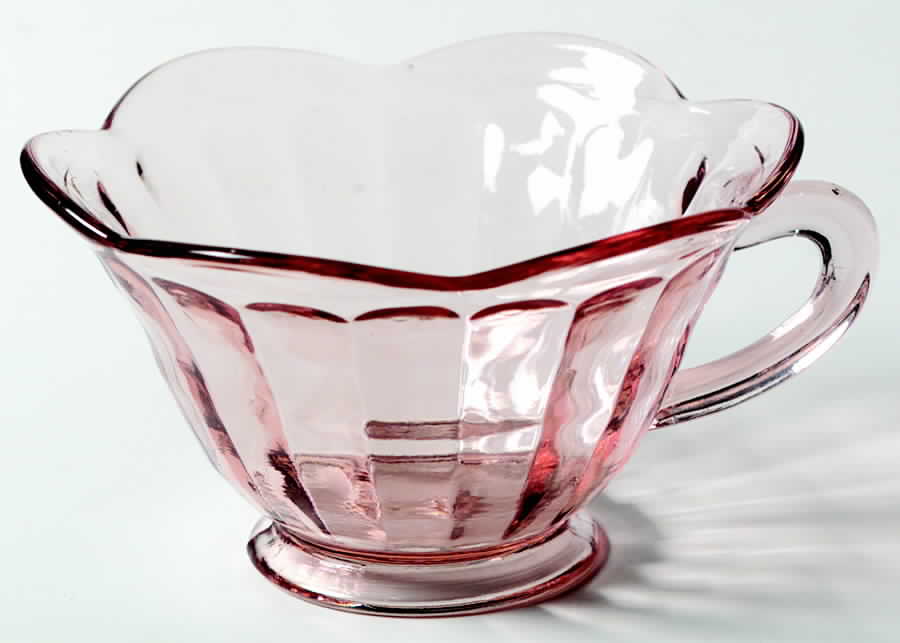 Bamboo Optic Scalloped Pink Cup Only by Liberty Works-1