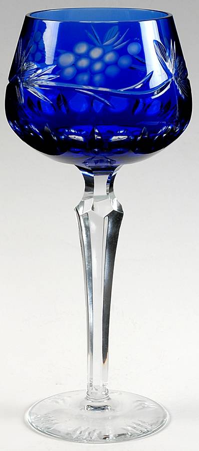 LA5 (Non Cut Stem) Cobalt Blue Hock Wine by Lausitzer-1
