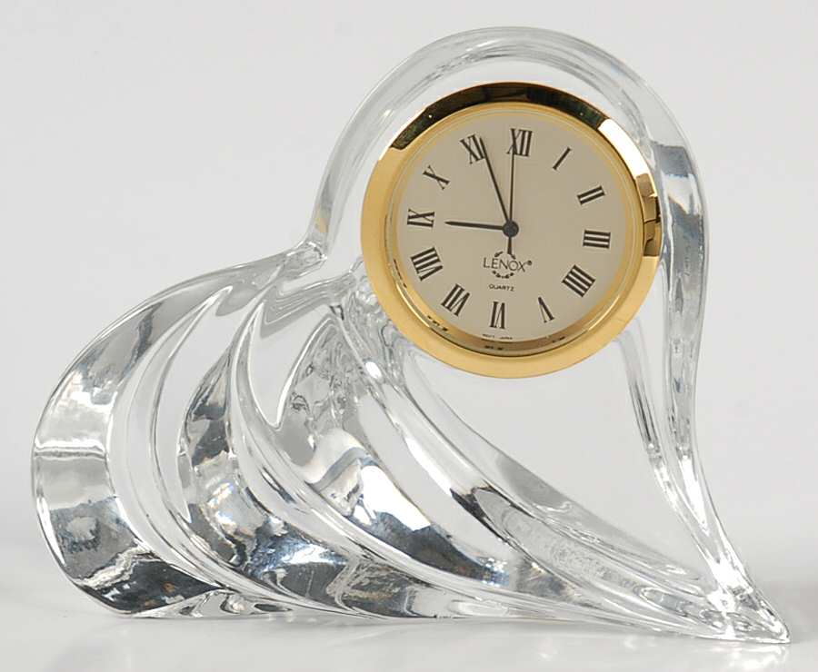 Arctic Bloom Collection Quartz Clock by Lenox-1
