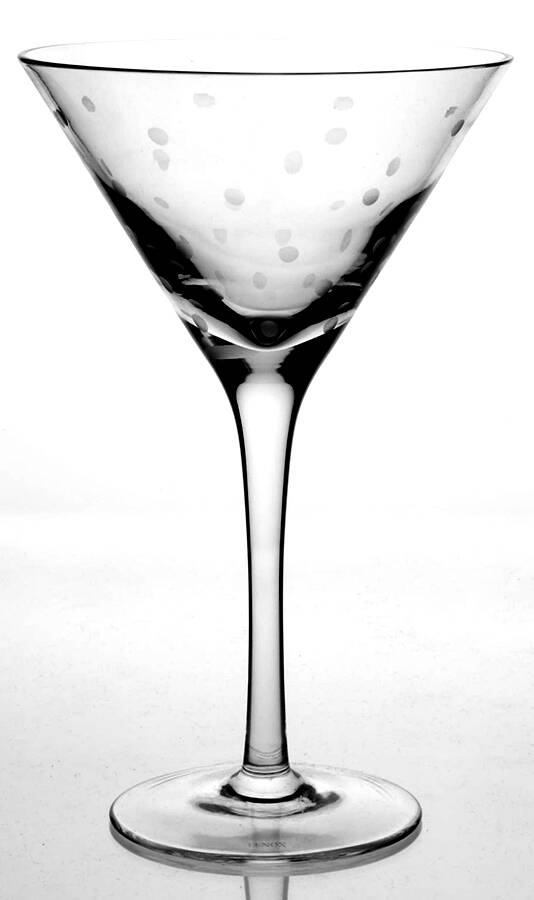 Larabee Dot Martini Glass by Lenox-1