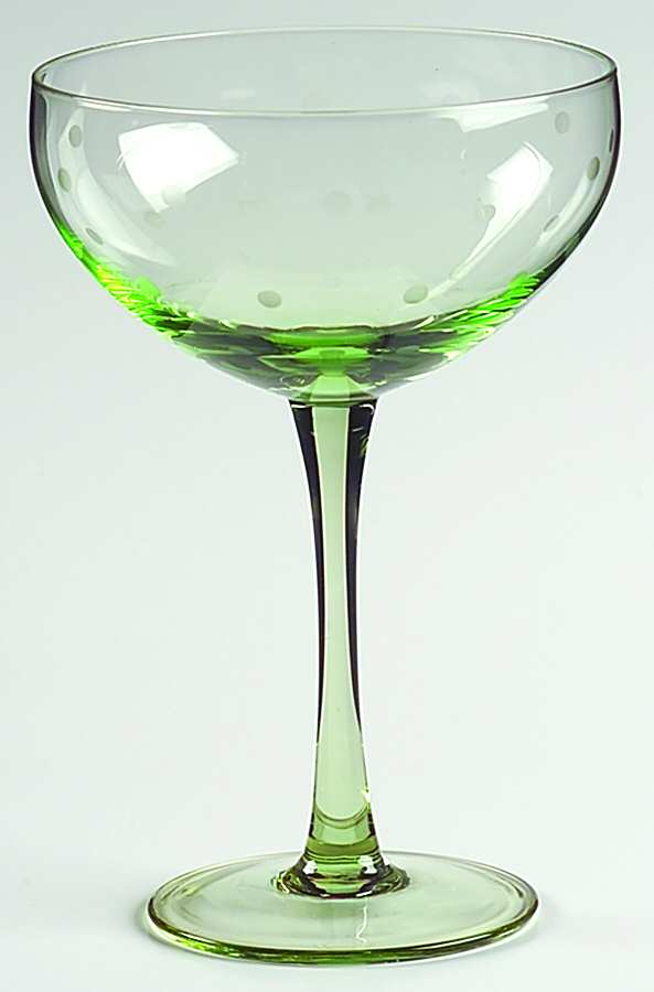 Larabee Dot Green Low Sherbet by Lenox-1
