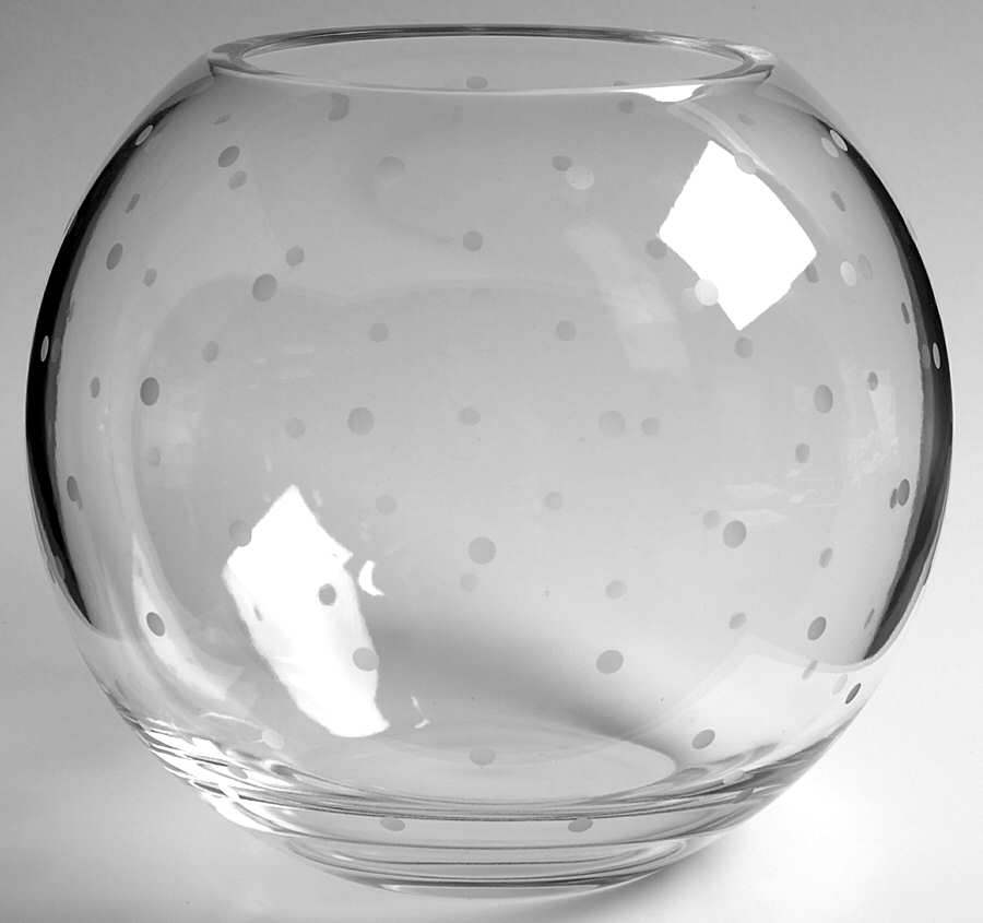 Larabee Dot 7" Rose Bowl by Lenox-1