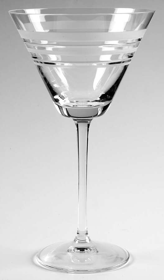 Library Stripe Martini Glass by Lenox-1