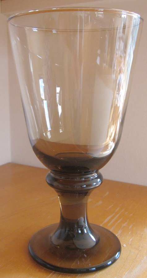 Flare Mocha Water Goblet by Libbey Glass Company-1