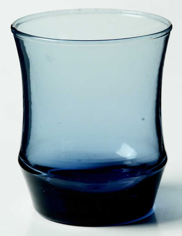 Apollo Blue Flat Juice Glass by Libbey Glass Company-1