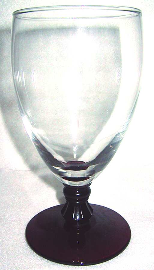 Columbian Ruby Water Goblet by Libbey Glass Company-1