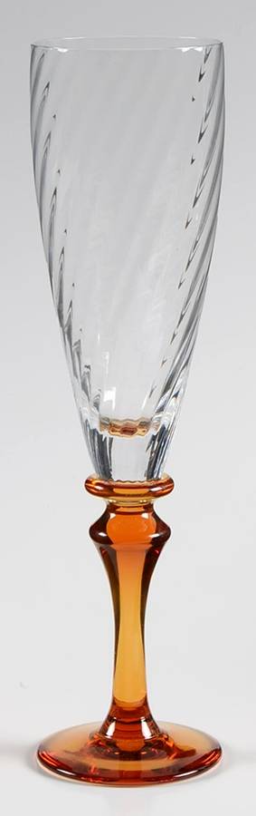 Salome Amber Fluted Champagne by Laure Japy-1