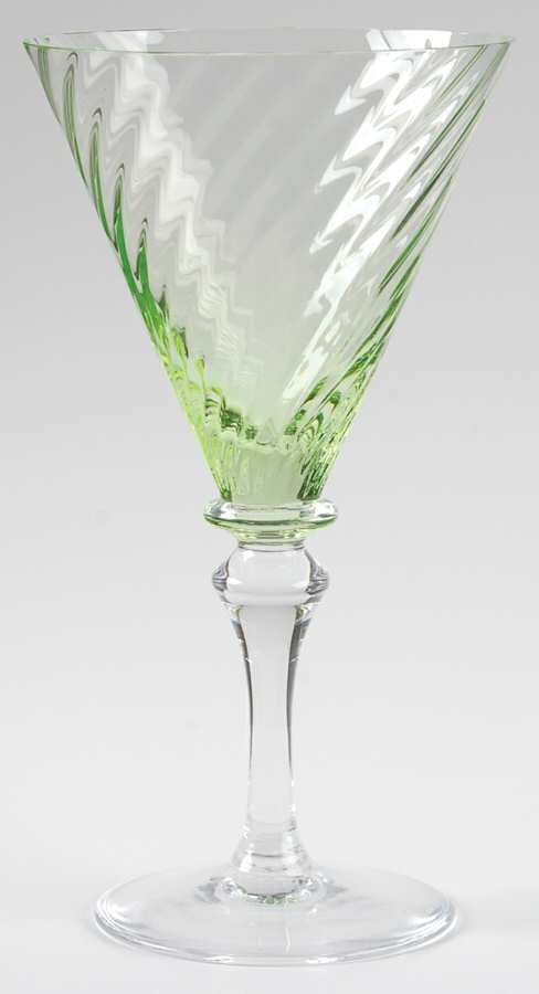 Salome Tourmaline Green Water Goblet by Laure Japy-1